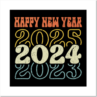 Happy New Year 2024 Posters and Art